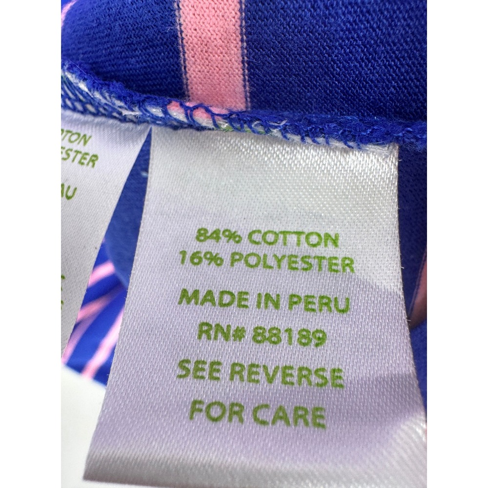 Lilly Pulitzer T-Shirt Dress Womens Size M Blue Pink Striped NWOT Mini Stretch - Picture 5 of 12